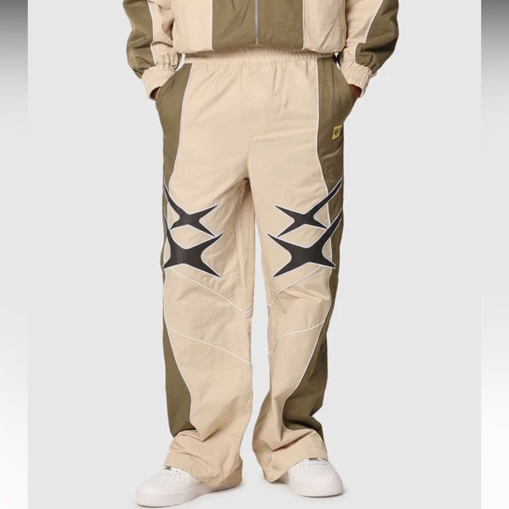 Loiter PARADISE TRACK PANTS STONE/KHAKI 3XL New